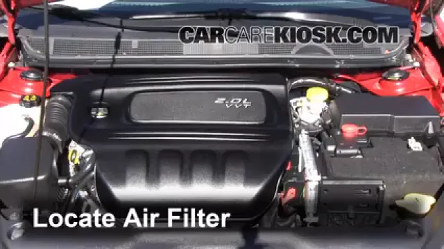 2013 Dodge Dart SXT 2.0L 4 Cyl. Filtre à air (moteur) Changement